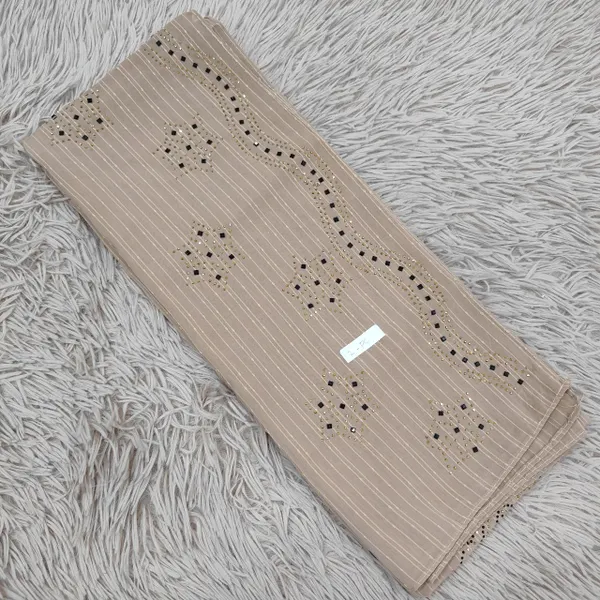 Chiffon Hijab with stone work | HJ24
